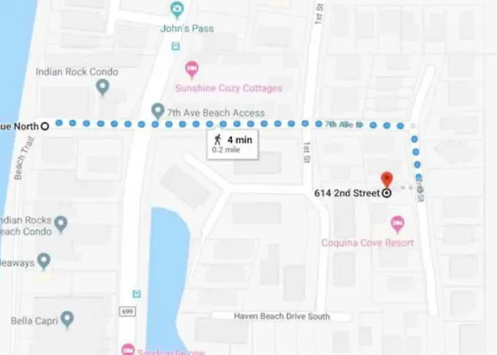 Walk To Beach, Bars, And Restaurants Nearby Apartment Clearwater Beach